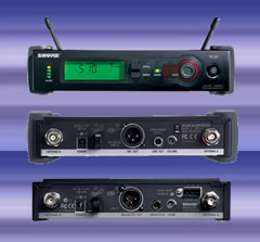 Micr&oacute;fonos Inal&aacute;mbricos Shure SLX4 con Micr&oacute;fonos de Mano SM58